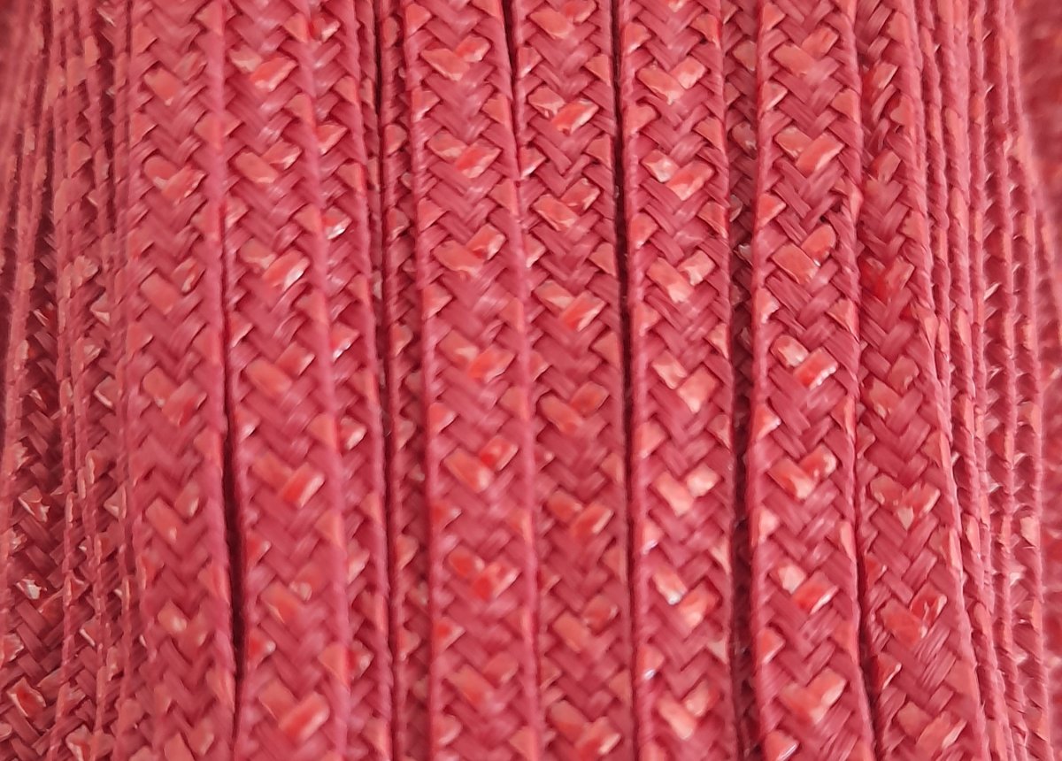Stråhattsmaterial i Cerise - 2 meter