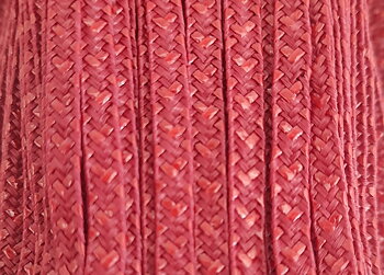 Hat straw material in Cerise - 2 m