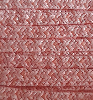 Hat straw material in pink - 2 m