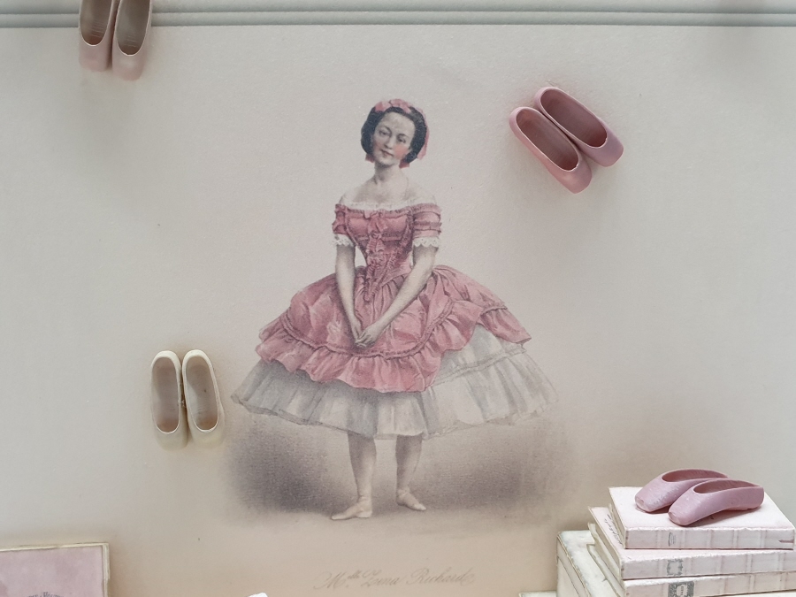 Omålade ballerina skor r från Art of Mini - 2