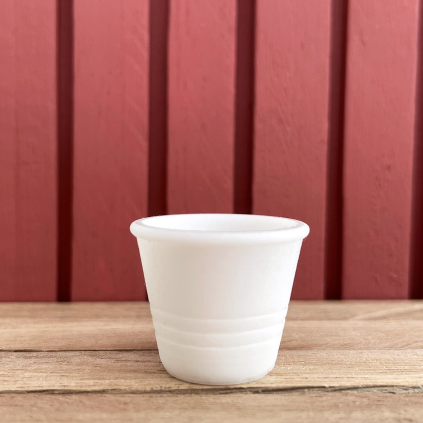 Flowerpot with stripe 18mm - from Mormors dockskåp