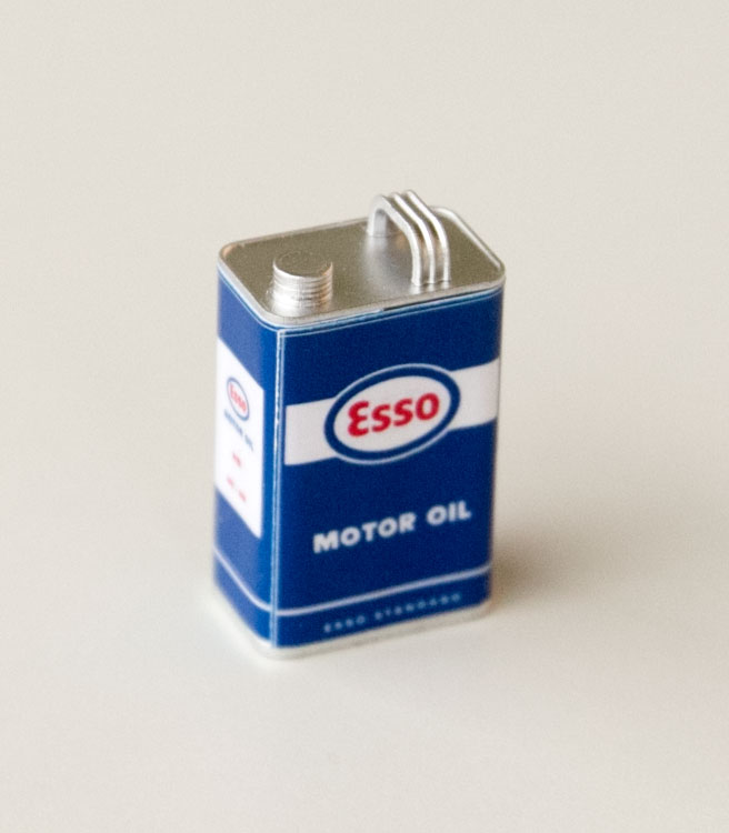 Esso motorolja - handgjord från England