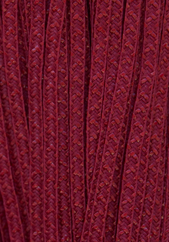 Hat straw material in dark red - 2 m