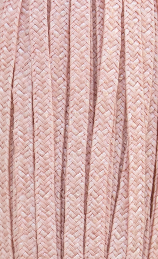 Hat straw material in pale pink - 2 m