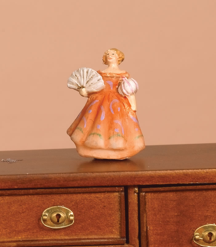 Irnamental lady in darkorange