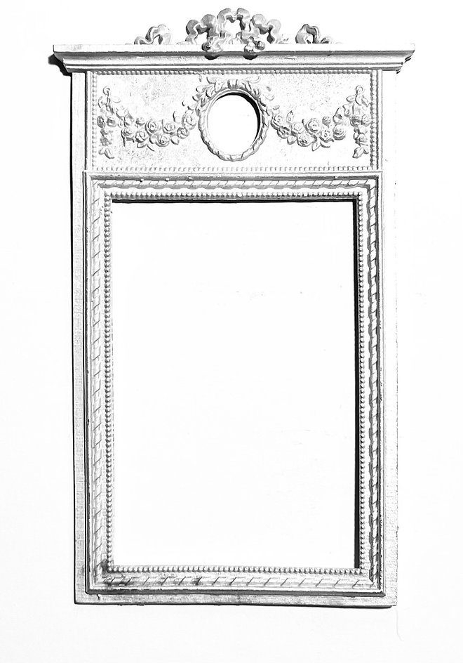 Tremeau French mirror Mirror with small oval 18th century  -  from Alison Davies - 2