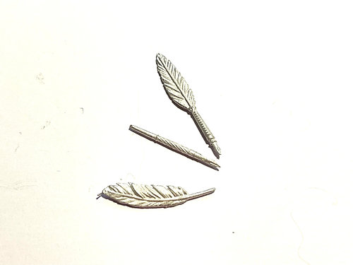 19th century Writing quills x 2 and a pen - from Alison Davies