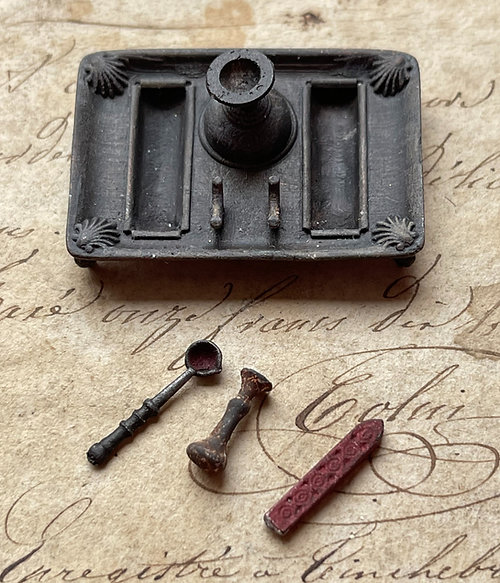 Crucible wax melting and stamping kit - unfinished metal - from Alison Davies - 4