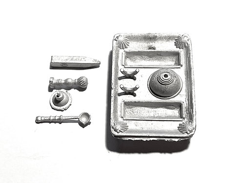 Crucible wax melting and stamping kit - unfinished metal - from Alison Davies