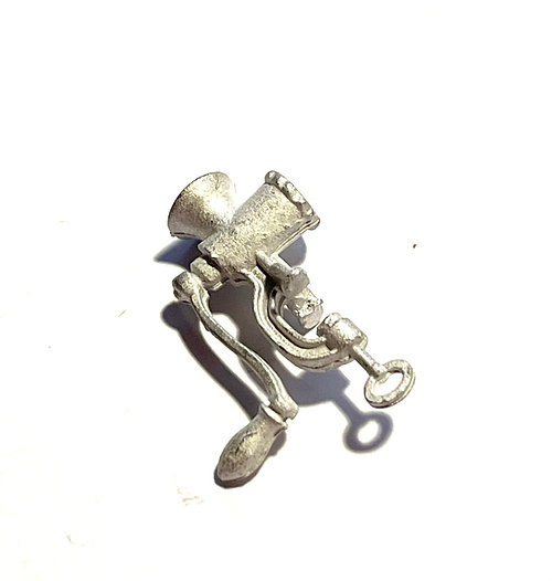 Kitchen meat mincer - unfinished metal - from Alison Davies