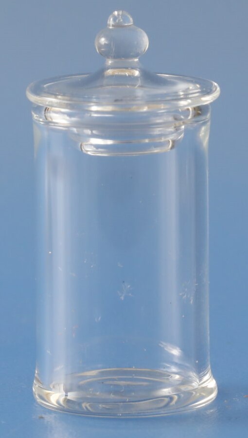 Handmade glass, candy jar - handmade in UK
