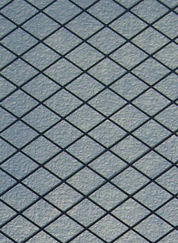 Plexiglas för fönster - printat diamanter