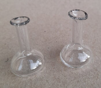 2 flasks pharmacy flasks