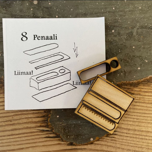 Pencilcase - kit from Nukkekoti Väinölä - 2