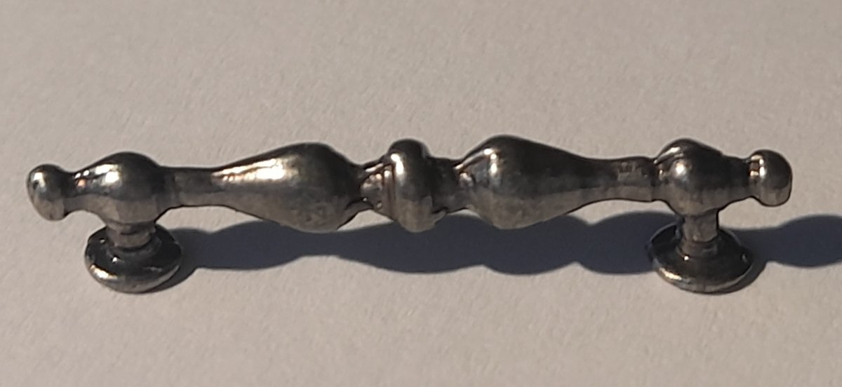 Handtag lången antik silver