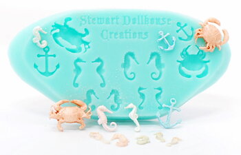 1:12 Crab and Seahorse Mold