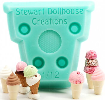 1:12 Ice Cream Cone Mold