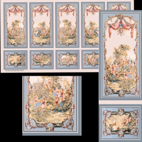 Wall panel scale 1:24