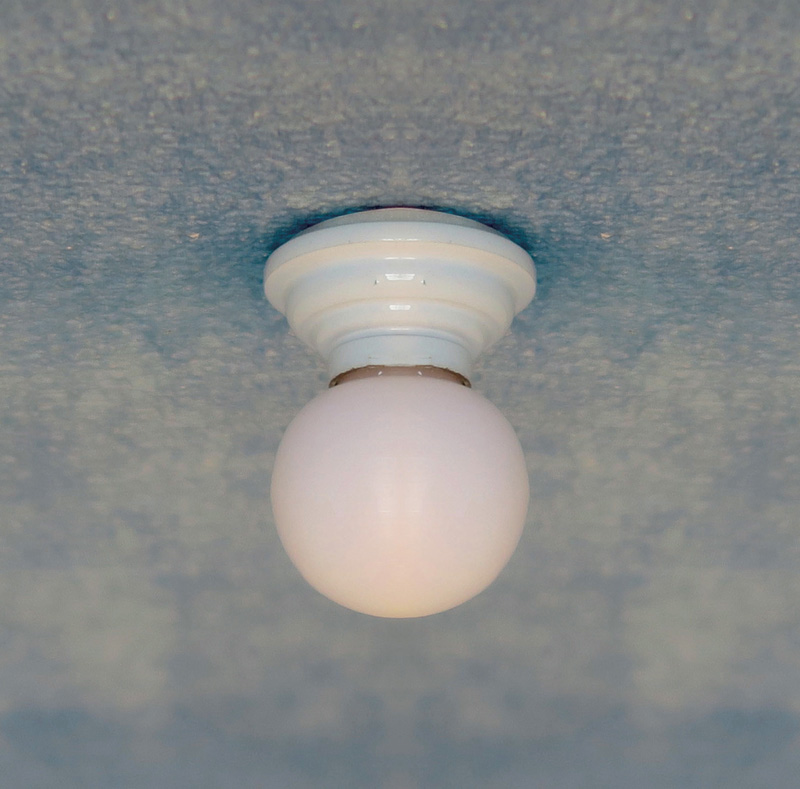 Ceiling Light with white Shade