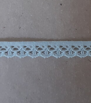 Lace lightblue-turquoise - 6 mm wide