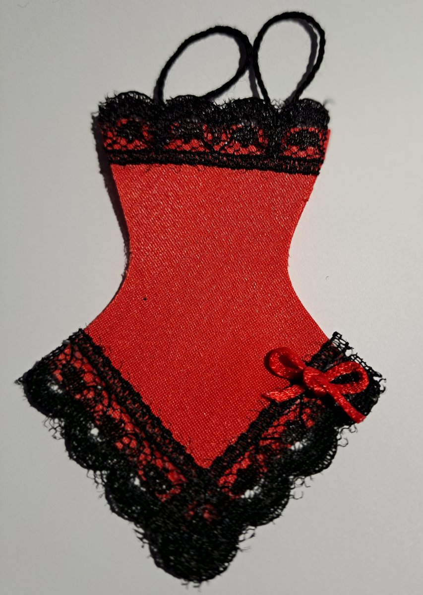 Lingerie, black lace