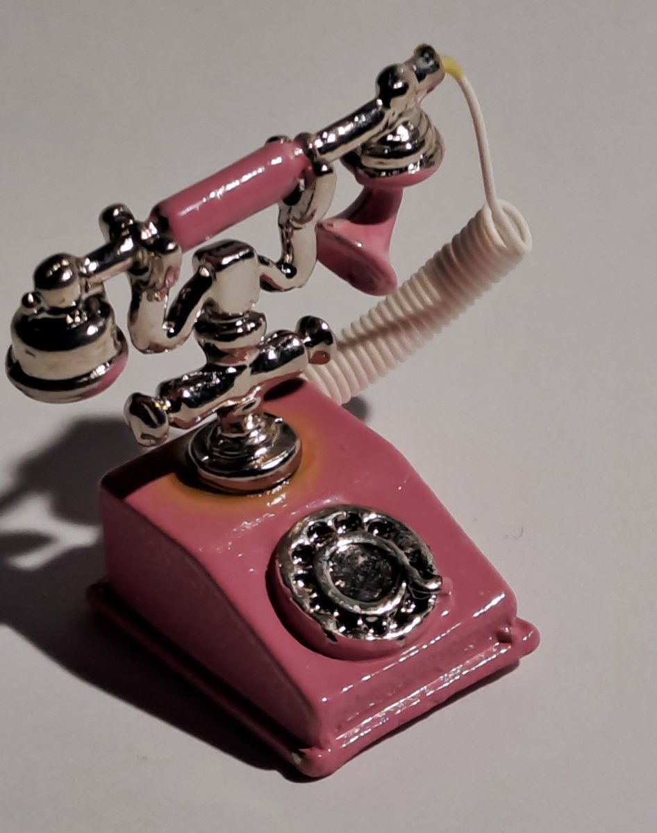 Telefon Rosa metall