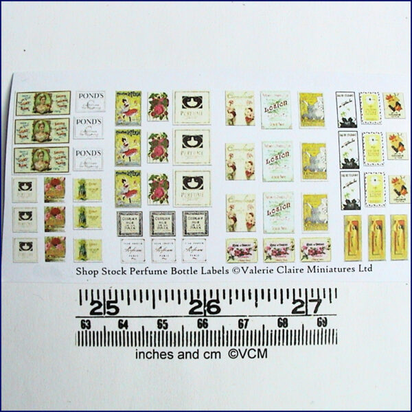 Material till 50 parfymflaskor -  kit från Valerie Claire Miniatures - 3