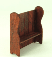1/48th Scale Tudor style Settle kit  - 1/48th Scale