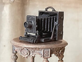 Vintage Camera - unfinished metal - from Alison Davies