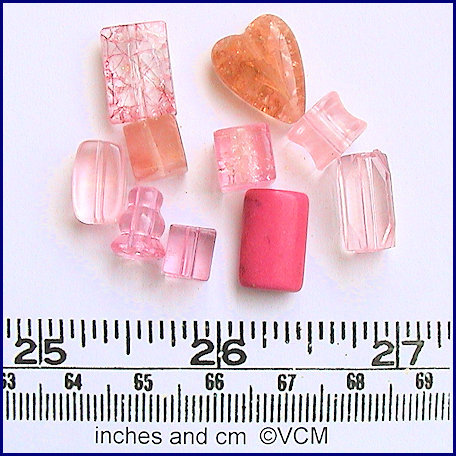 Material for perfume bottles - Pink- kit from Valerie Claire Miniatures - 2