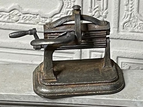 Antique pasta maker-unfinished metal - from Alison Davies - 2