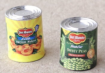 2 fruktkonservburkar