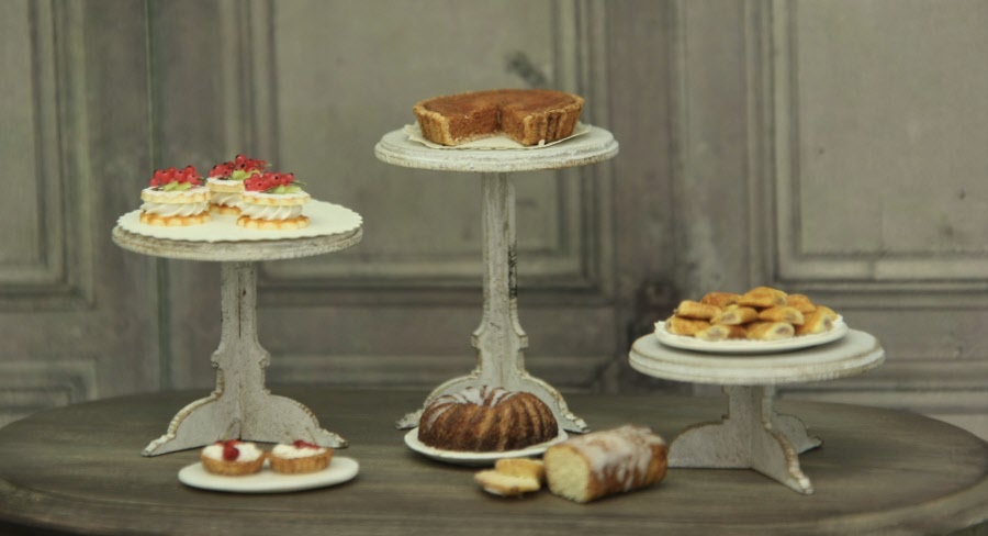 Elegant cakestand, - low- kit from Art of Mini