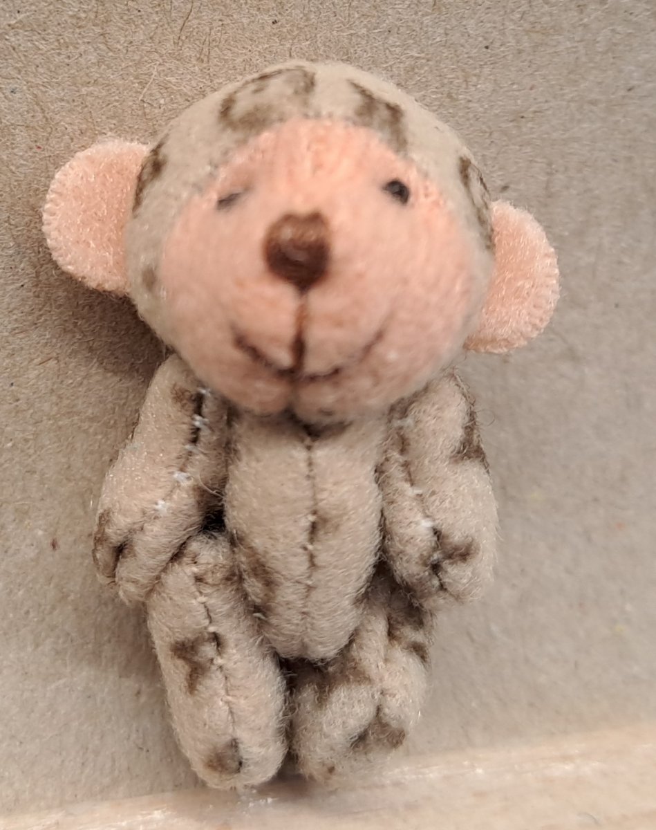 Nalle 3cm fluffig
