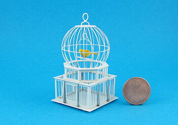 Birdcage white - handmade from Italy