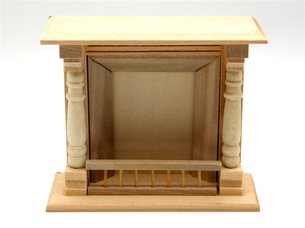 Barewood fireplace