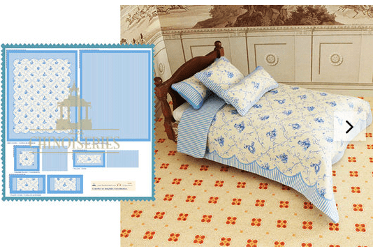 BED SET beatrix  - kit from Les Chinoiseries - 2