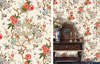 Burton House  - wallpaper from Les Chinoiseries