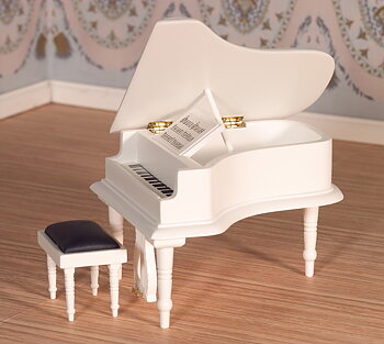 Grand piano - white