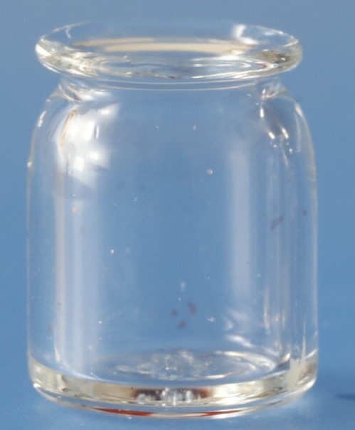 Handmade glass jar - handmade in UK