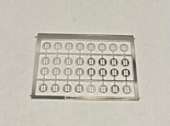 Buckle gold round 32pcs
