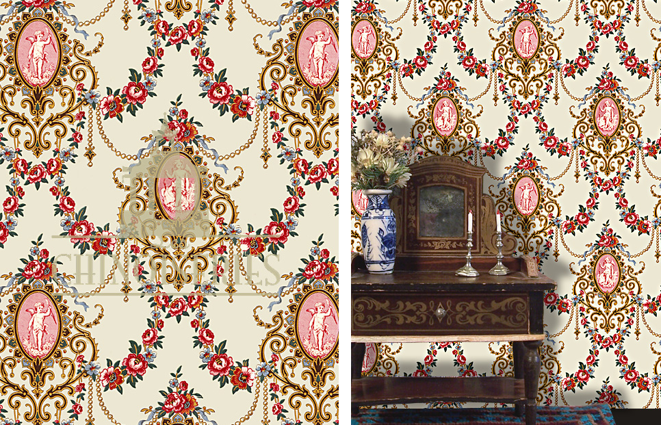 Angel Cameo  - wallpaper from Les Chinoiseries - 2