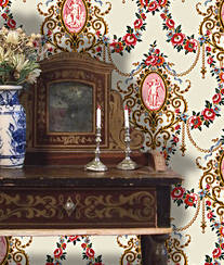 Angel Cameo  - wallpaper from Les Chinoiseries