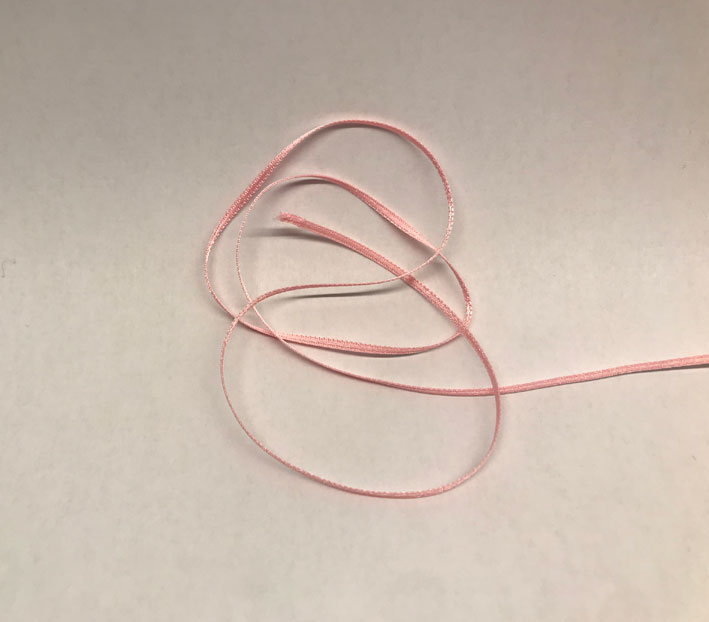 Band 1,5mm ljusrosa