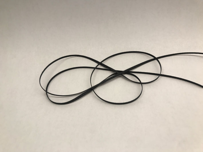 Band 1,5mm svart