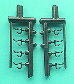 Krokar 8 pack, svart