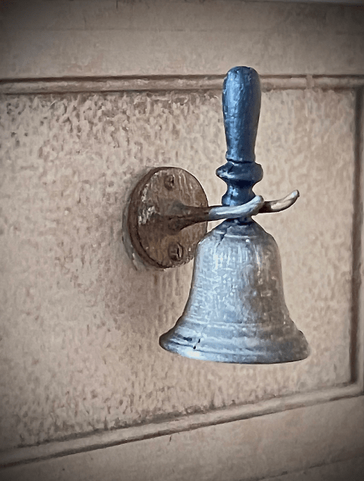 door bell -  unpainted from Alison Davies - 2