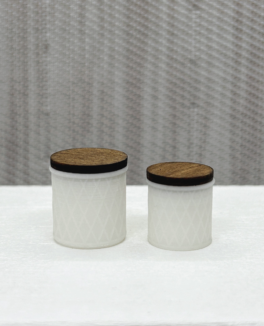 jars with wooden lids-white- from mormor