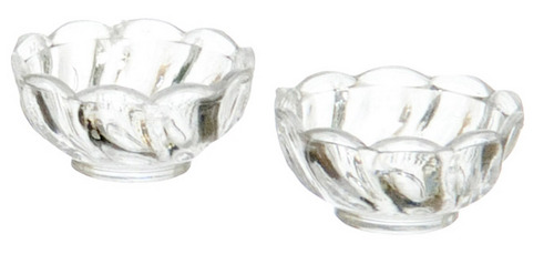 Candy dishes clear set/2