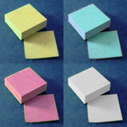 Square block desk pads set of 4